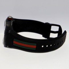 GUCCI YA137101 137.1 sink WATCH black SS/rubber/resin QZ