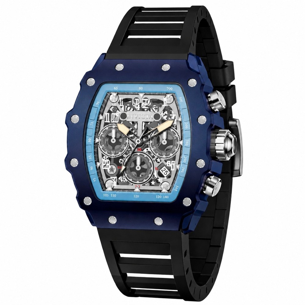 NEW Invicta Racing Night Fall – Nitro Gen Men’s Watch 43mm, Dark Blue (69707)