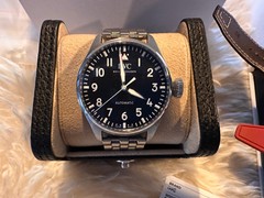 IWC Big Pilot Watch 43mm with 3 additional bands/Bracelet (Barely Worn) Warranty