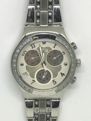 2007 Swatch Watch Pastel Wings YCS497G Irony Chrono Armbanduhr montre à bracelet