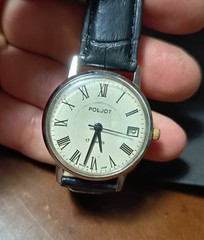Vintage Men’s watch Poljot 17 jewels mechanical Soviet USSR