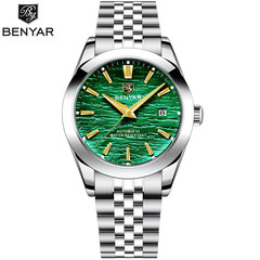 BENYAR 40MM Automatic Dive Watch Men’s 50M Waterproof Stainless Steel
