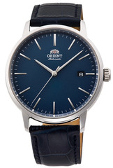 Orient Watch Automatic Watch Men’s An Elegant Blue Watch with a Navy Strap