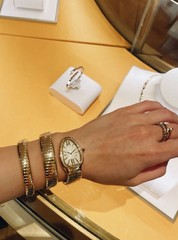 Gold Snake Watch