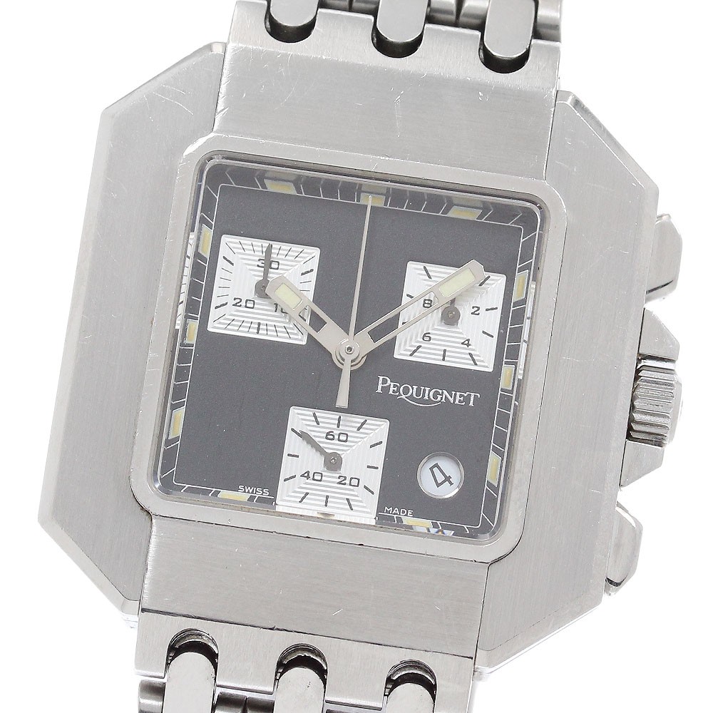 Pequignet Moorea Square Chronograph Quartz Men’s Watch B Grade