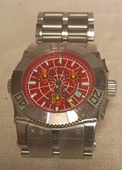 RENATO CYCLOPS COLLEZIONI Hand Made Red Dial Swiss Watch ETA-251-272 98/360 LP