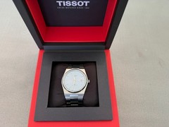 Preowned Tissot PRX Powermatic 80 Ice Blue 40mm Stainless Steel T1374071135100