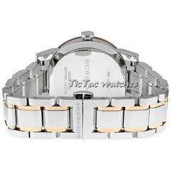BURBERRY BU9127 WOMENS ROSE GOLD SILVER TONE WATCH BRAND NEW – 2 YEARS WARRANTY