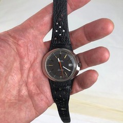 Omega 563 Dynamic automatic watch Speckled Charcoal dial Stainless Just serviced