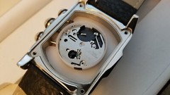 Invicta Chronograph Mens Fish Eye Watch Black Leather Band w/ Box TESTED 661219