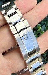 Rolex Datejust II Black AM Diamond Dial 41mm 18k White Gold Fluted Oyster 116334