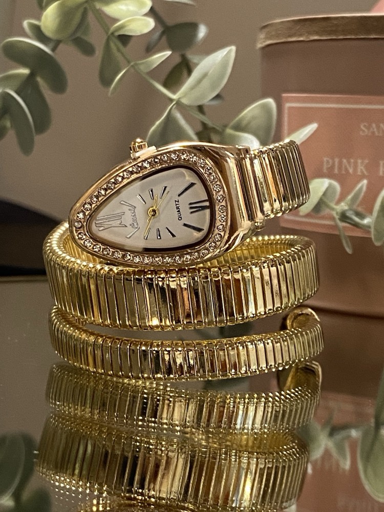 Gold Snake Watch