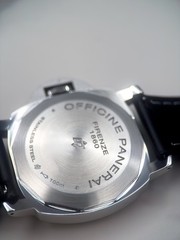 Panerai Luminor Marina Logo PAM00777 44mm Manual Black Dial Box Papers