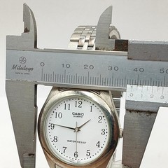 Casio MTP-1129 Quartz Analog Stainless Steel Watch Dead battery