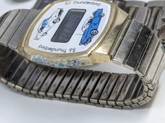 9pc Y2K Watch Repair Parts Lot Casio Digital Thunderbird Bracelet Cuff