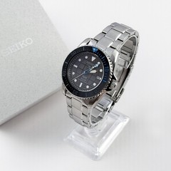Seiko Men Prospex Sea Solar Power Black Dial SNE575 Diver Stainless Watch 38.5mm