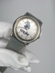 Vintage Disney Eeyore Animated Tail Watch Bradley Time SII Japan Movt Works