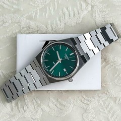 Tissot PRX 40mm stainless steel Green Dial Men’s Quartz Watch T137.410.11.091.00