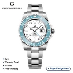 Pagani Design PD-1662A Blue White Men Automatic Watch