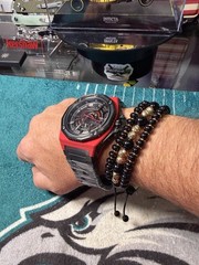 TechnoMarine Carbon Nautic Automatic Limited Edition 45mm Red/Black $1600 msrp.