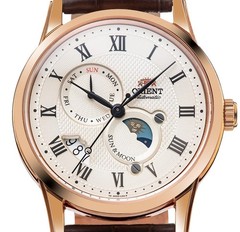 ORIENT Classic SUN & MOON RN-AK0001S Men’s Watch Brand New in Box from Japan