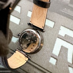 Fossil ES4710 Lyric Three-Hand Black Leather Watch