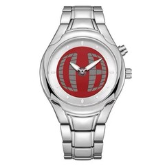 Dual-Display Digital Resin Strap Sporty Men’s Wristwatch