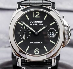 Panerai 48 Luminor Marina 40mm Black Dial SERVICED PAM00048 PAM048 PAM48 PAM