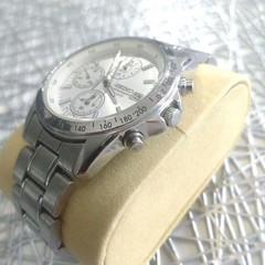 [ SEIKO Chronograph] White, Fully Functional, 7T92-0DW0