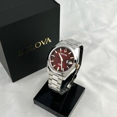 New w/box/Bulova 98B422 Surveyor Automatic Red Dial Automatic |Watch 39MM
