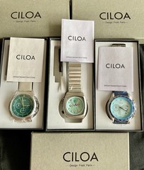 Trio Of NIB Colorful Ciloa Design From Paris Multifunction Chronographs