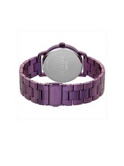 COACH 14502923 GRAND CARRIAGE PURPLE SILVER ACCENT DIAL STAINLESS WOMENS WATCH