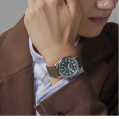 Romanson Activeus City Boy Watch Green Dial Nylon Strap Quartz