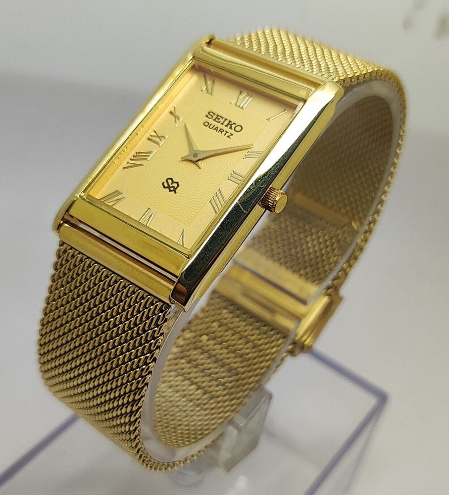 Vintage Seiko Slim Quartz Men’s Wrist Watch – Comes With New Battery, New Band