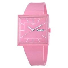Swatch What If…Rose? Quartz Pink Dial Unisex Watch SO34P700