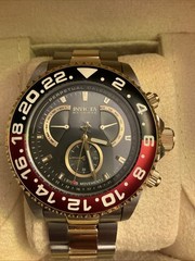 Invicta Reserve Pro Diver 47mm Perpetual Calendar Gold/ Silver / Red Men’s
