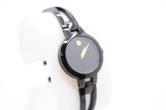 Movado Amorosa Women’s Watch 0607795 | Black Dial | Sapphire Crystal Swiss Made