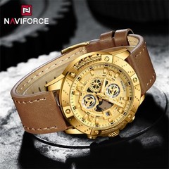 RICECGO Men’s Business Quartz Watch Numberless Dial Stainless Steel Bracelet Cal