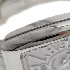 Franck Muller Vanguard V45SCDT Stainless Steel Leather / Rubber Diamond #KNW1826