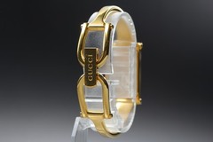 [Near MINT] GUCCI 1500L 13mm Black Dial Bangle Quartz Women’s Watch from JAPAN
