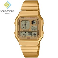 CASIO CLASSIC A130WEG-9AJF LC Analog Display Digital Watch Gold 33.9mm