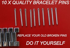 10 X PINS / PIN FOR TAG HEUER f1 formula one BRACELET CLASP BA0860 CAH1010 CAH