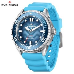NORTH EDGE 2025 New TRITON Solar Powered Dive Men’s Quartz Watch 316L 30ATM