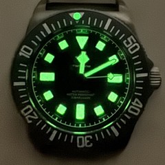 Tandorio 42mm Titanium 20ATM Sapphire Japan NH35 PT5000 Automatic Men Watch Lume