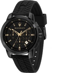Maserati Successo R8871621011 Men’s Chronograph 44mm Silicone Strap Watch