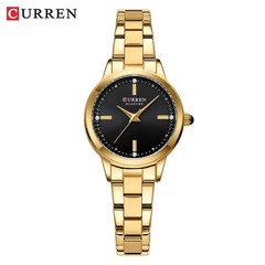 CURREN WHITE Women’s Watch — Roman Numeral Dial, Two-Tone Stainless Steel,