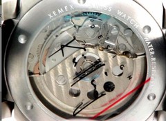 XEMEX Speedway Chronograph Automatic Ref 5500.03 ETA 7750 Silver Dial New w/ Box