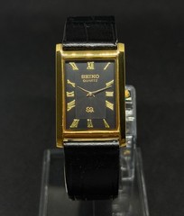 Vintage Seiko Slim Quartz Japanese Men’s Wrist Watch With DDP Shipping