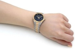New Timex Waterbury Legacy Quartz Blue Dial Ladies Watch TW2V31600