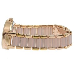 Michael Kors Day Date Watch MK6110 Stainless Steel Acetate Rose Gold Quartz Mult
